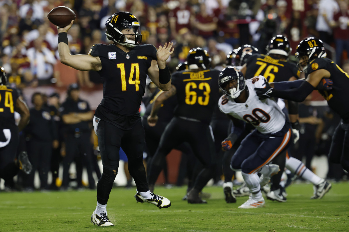 Despite the 40-20 loss to the Chicago Bears, Washington quarterback Sam Howell insists the team isn't in panic mode.